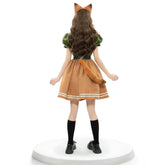Fox Nike Gender Switching Green Dress Set Outfits Cosplay Costume Halloween Carnival Suit